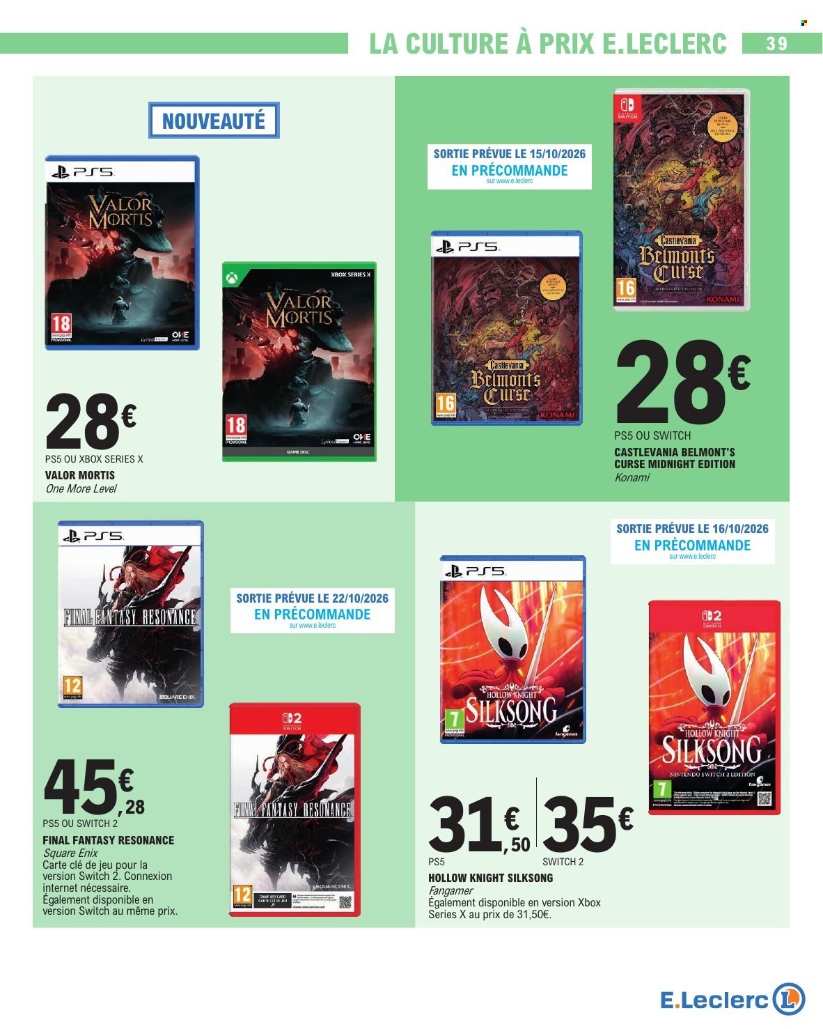 Catalogue E.Leclerc - 13.10.2026 - 24.10.2026. Page 39