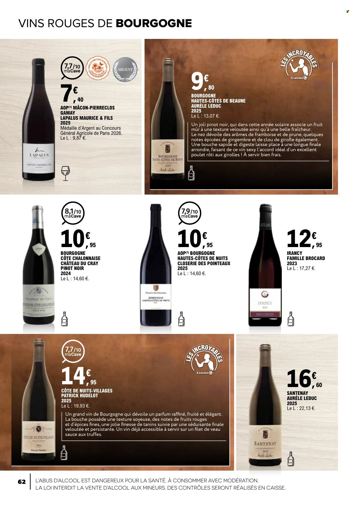 Catalogue E.Leclerc - 20.10.2026 - 31.10.2026. Page 62
