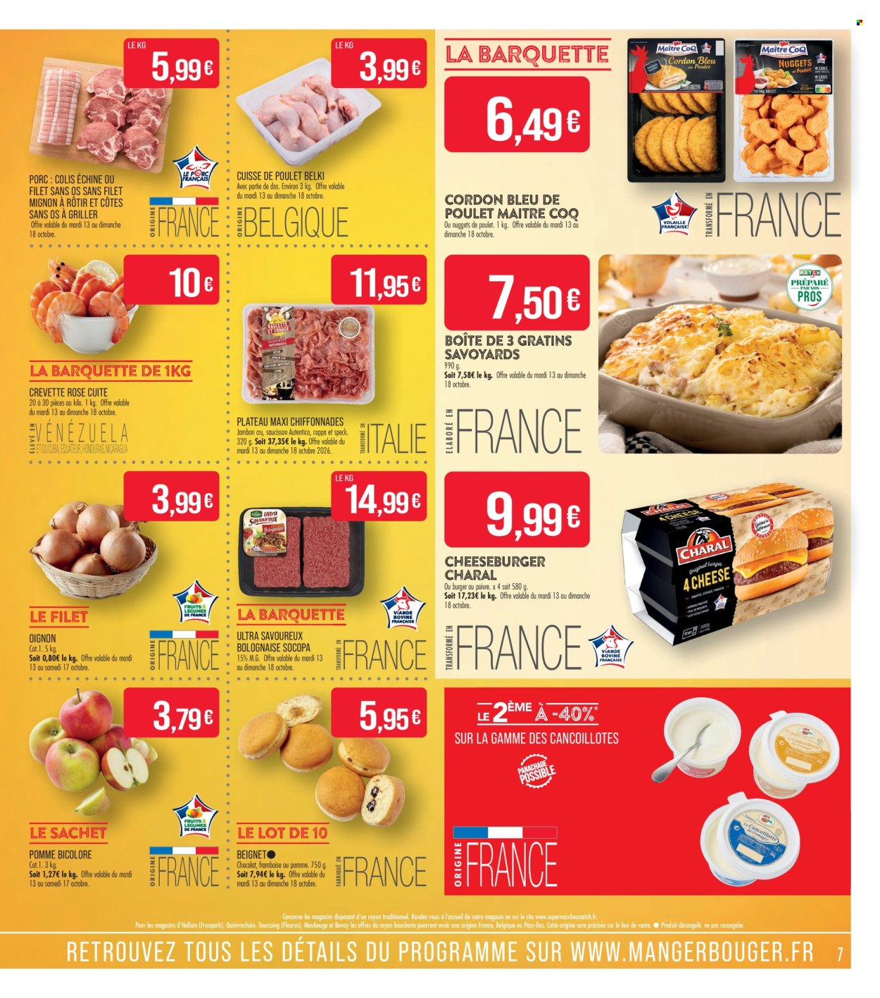 Catalogue Supermarché Match - 13.10.2026 - 25.10.2026. Page 7