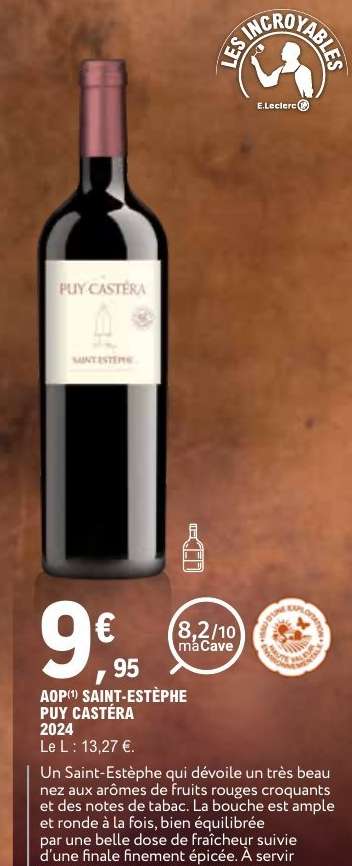 AOP* SAINT-ESTÈPHE PUY CASTERA 2024