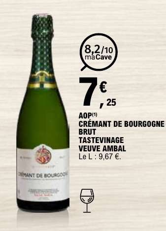 CRÉMANT DE BOURGOGNE BRUT TASTEVINAGE VEUVE AMBAL