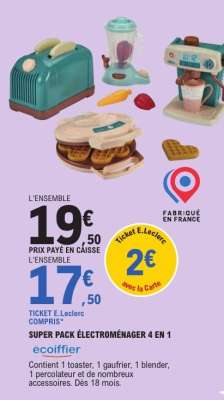 SUPER PACK ÉLECTROMÉNAGER 4 EN 1