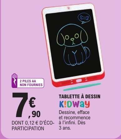TABLETTE À DESSIN KIDWAY