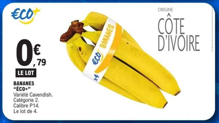Bananes "Éco+"