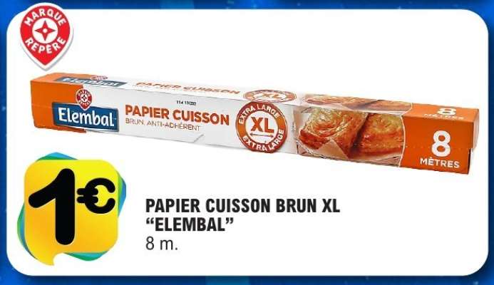 PAPIER CUISSON BRUN XL "ELEMBAL"
