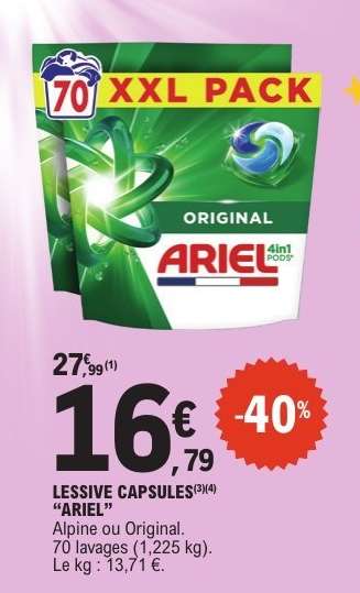 Lessive Capsules Ariel