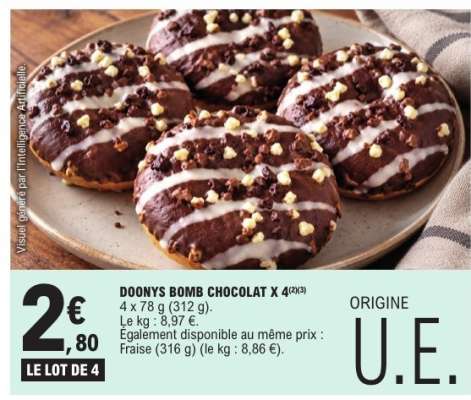 DOONYS BOMB CHOCOLAT X 4