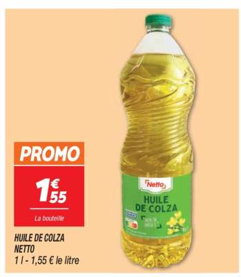 HUILE DE COLZA NETTO