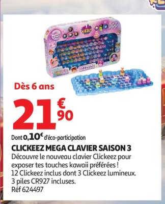 CLICKEEZ MEGA CLAVIER SAISON 3