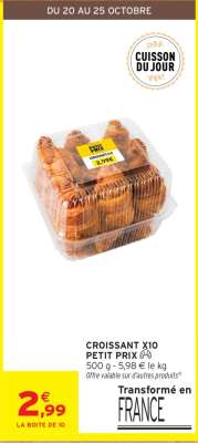 CROISSANT X10 PETIT PRIX