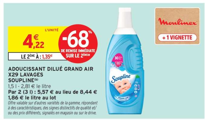 Adoucissant Dilué Grand Air
