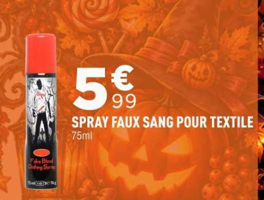 Fake Blood Clothing Spray