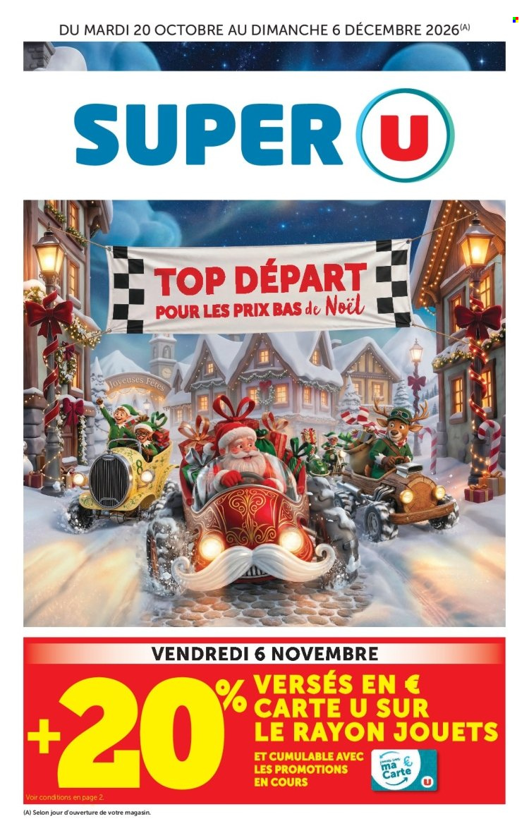 Catalogue SUPER U - 20.10.2026 - 06.12.2026. Page 1