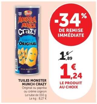 TUILES “MONSTER MUNCH CRAZY”