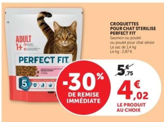 CROQUETTES POUR CHAT STERILISE PERFECT FIT