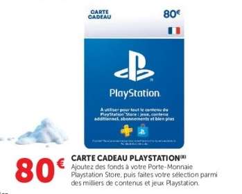 Carte Cadeau PlayStation