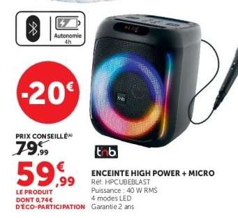 Enceinte High Power + Micro