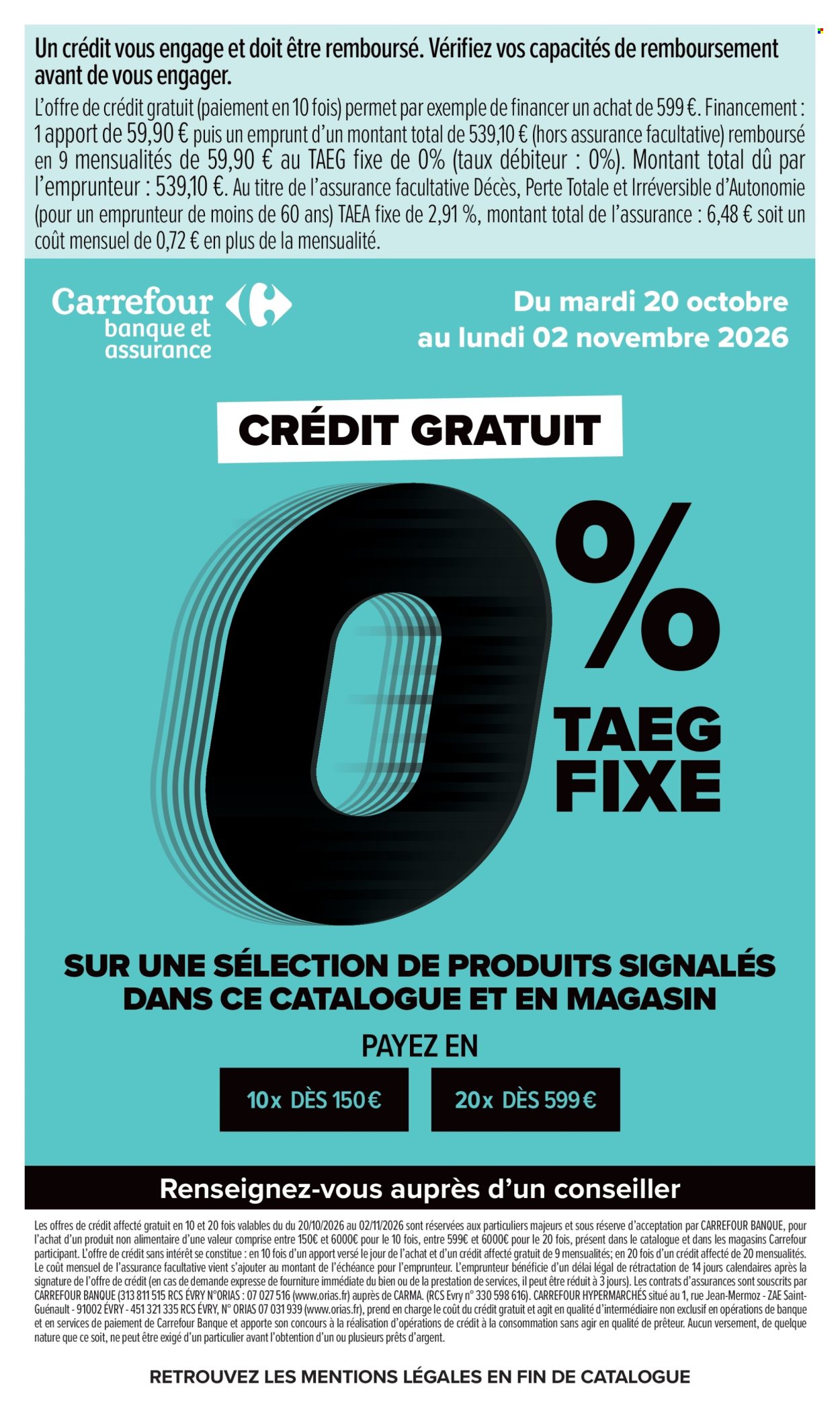 Catalogue Carrefour Hypermarchés - 20.10.2026 - 02.11.2026. Page 27