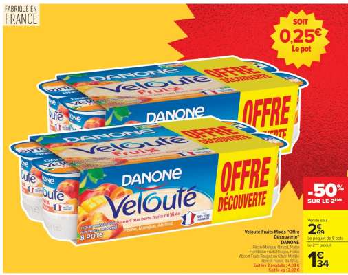 Velouté Fruits Mixés "Offre Découverte"
