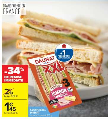 SANDWICH XXL DAUNAT
