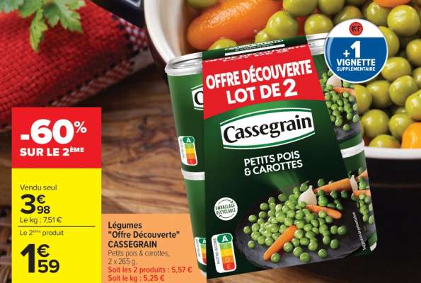 Légumes "Offre Découverte" CASSEGRAIN