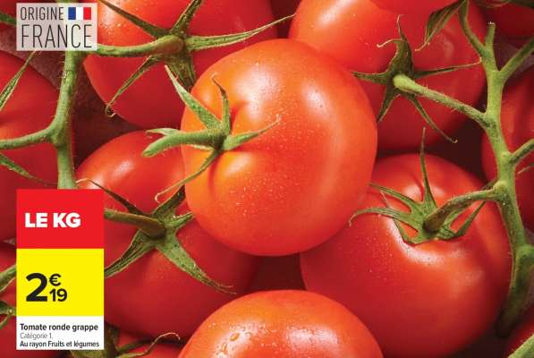 Tomate ronde grappe