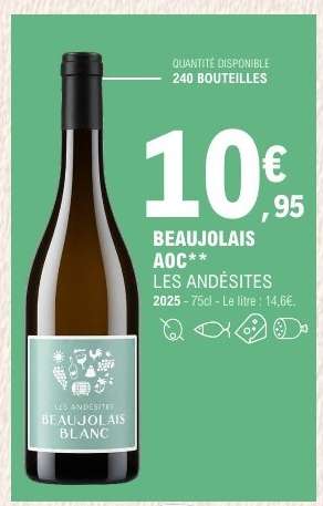 BEAUJOLAIS AOC** LES ANDÉSITES