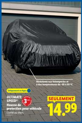 ULTIMATE SPEED® Housse de protection pour véhicule