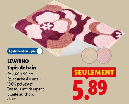 LIVARNO Tapis de bain