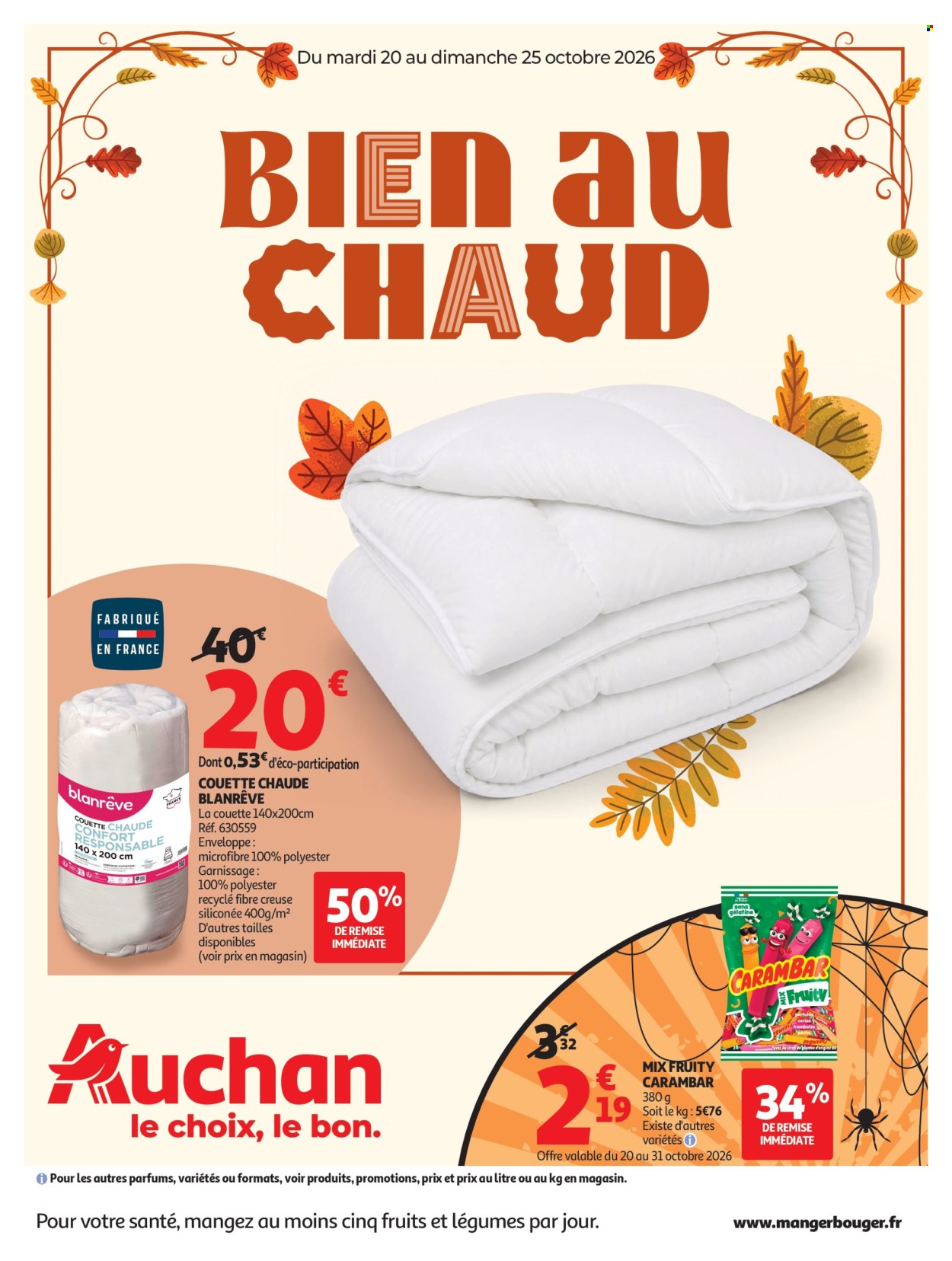 Catalogue Auchan - 20.10.2026 - 25.10.2026. Page 1