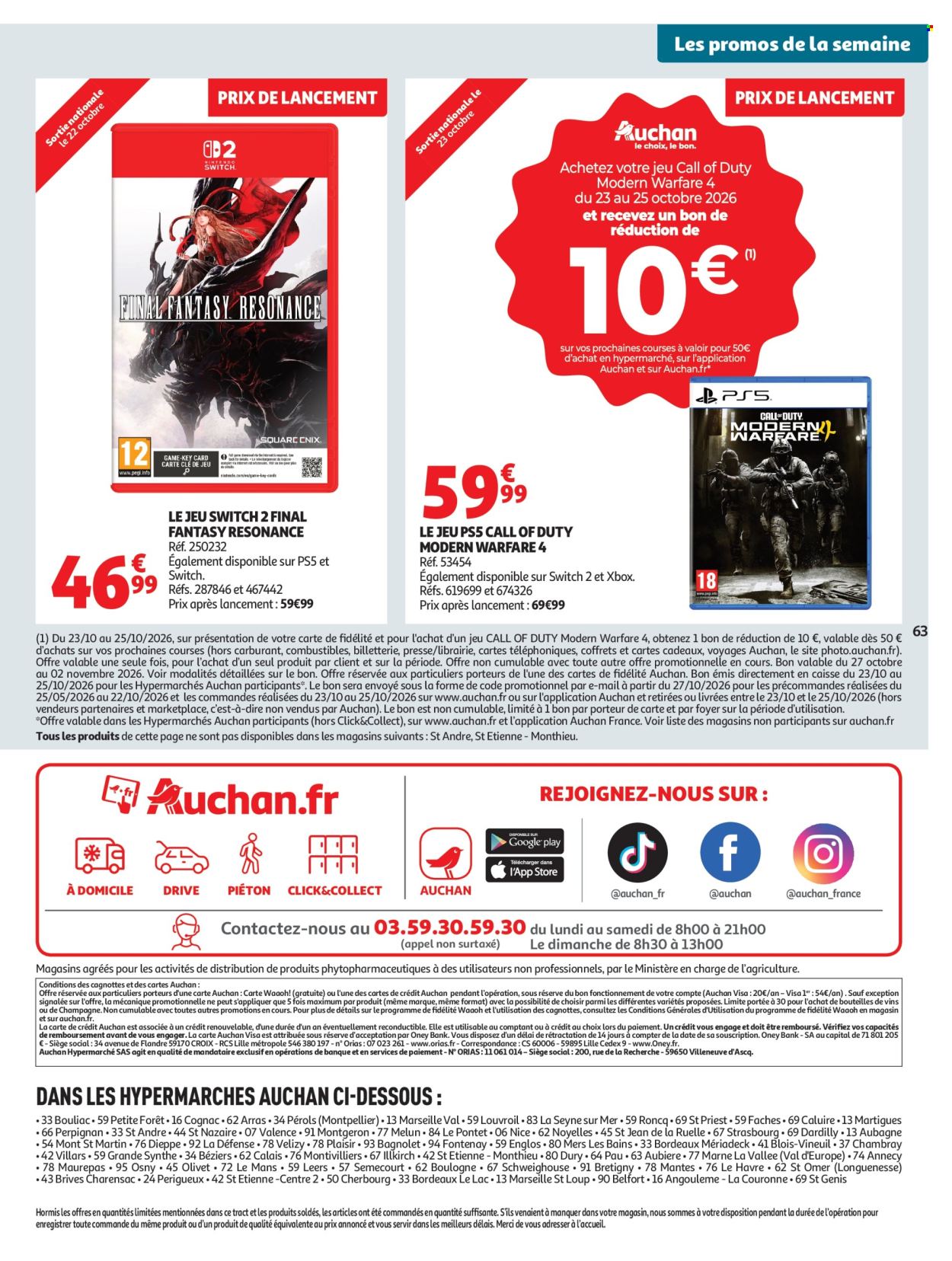 Catalogue Auchan - 20.10.2026 - 25.10.2026. Page 63