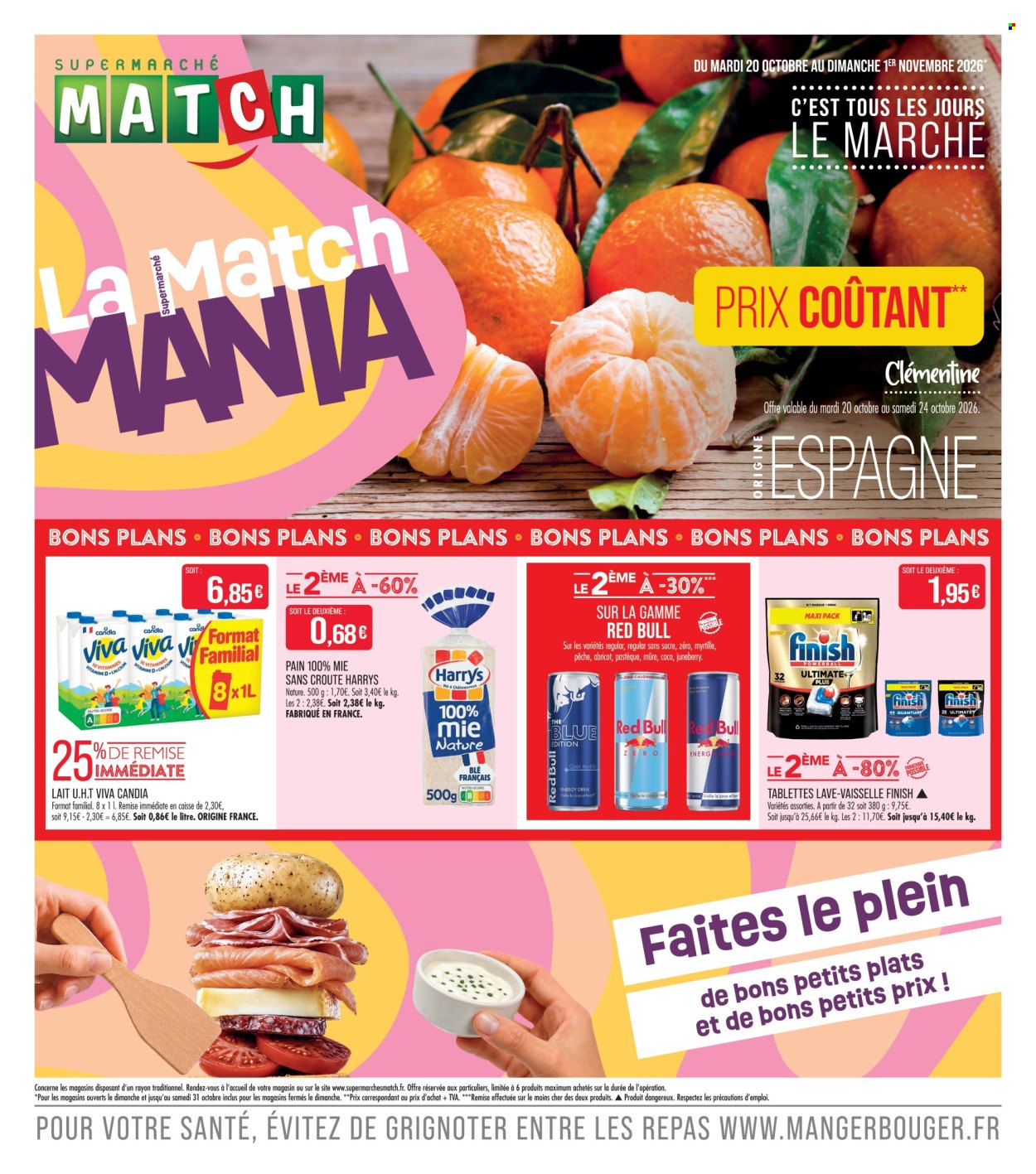 Catalogue Supermarché Match - 20.10.2026 - 01.11.2026. Page 1