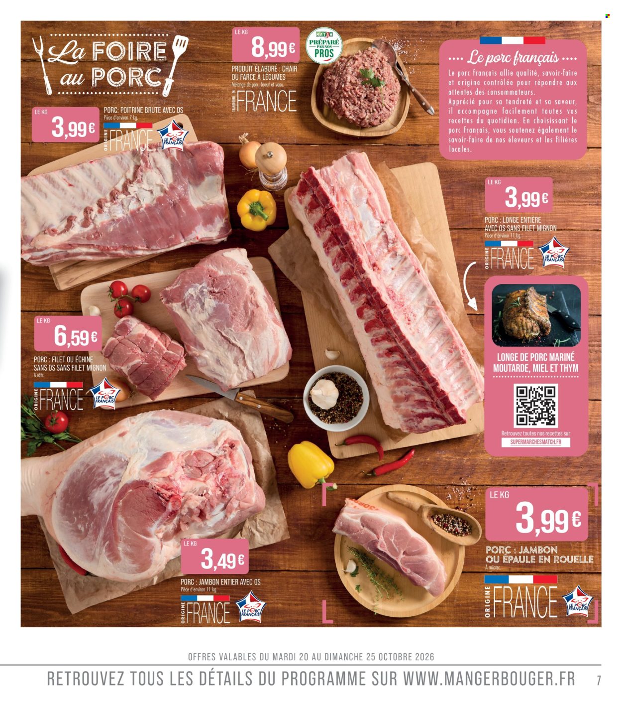 Catalogue Supermarché Match - 20.10.2026 - 01.11.2026. Page 7