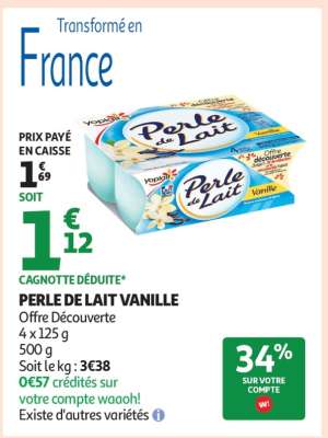 PERLE DE LAIT VANILLE