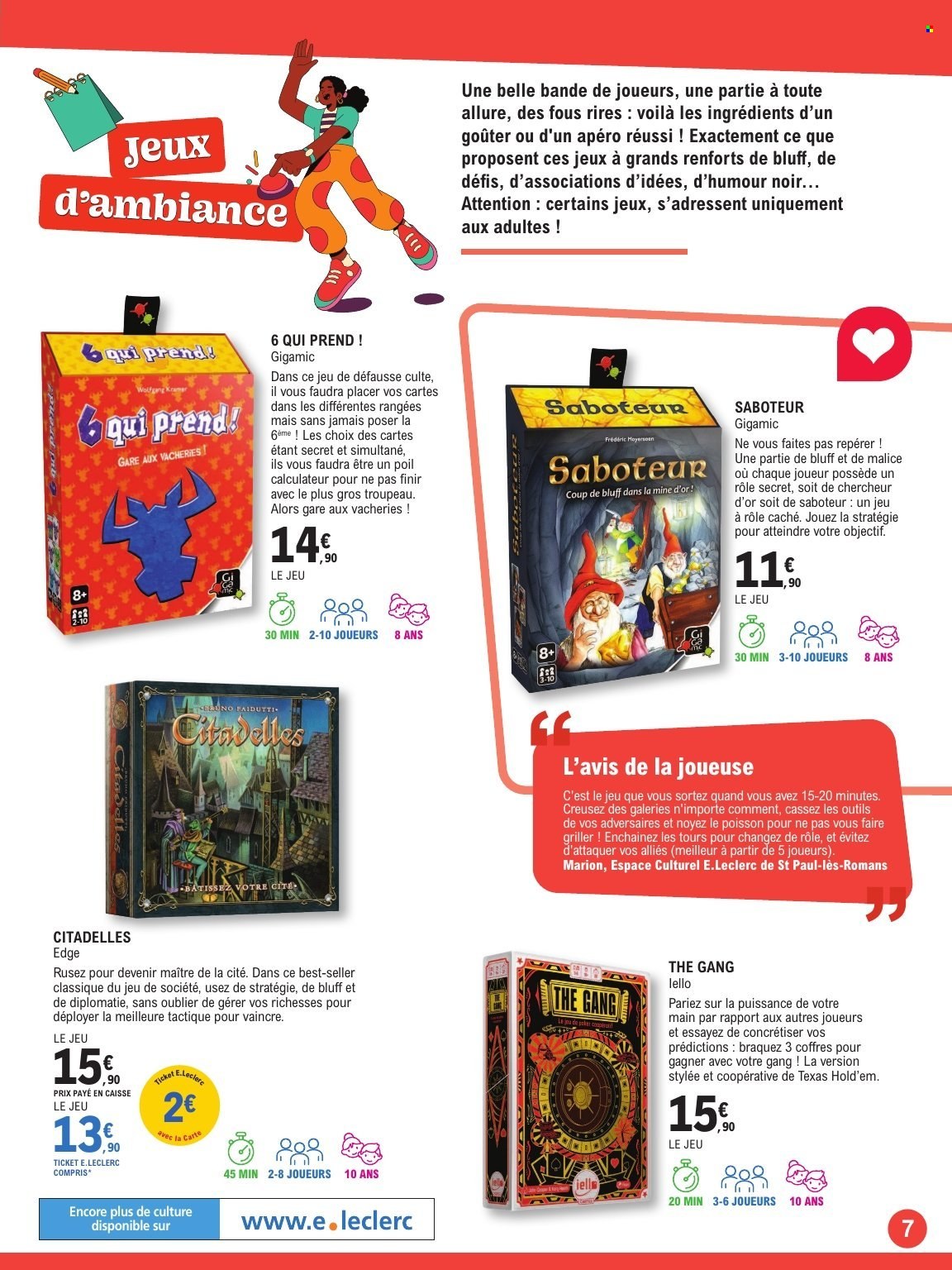 Catalogue E.Leclerc - 20.10.2026 - 07.11.2026. Page 7