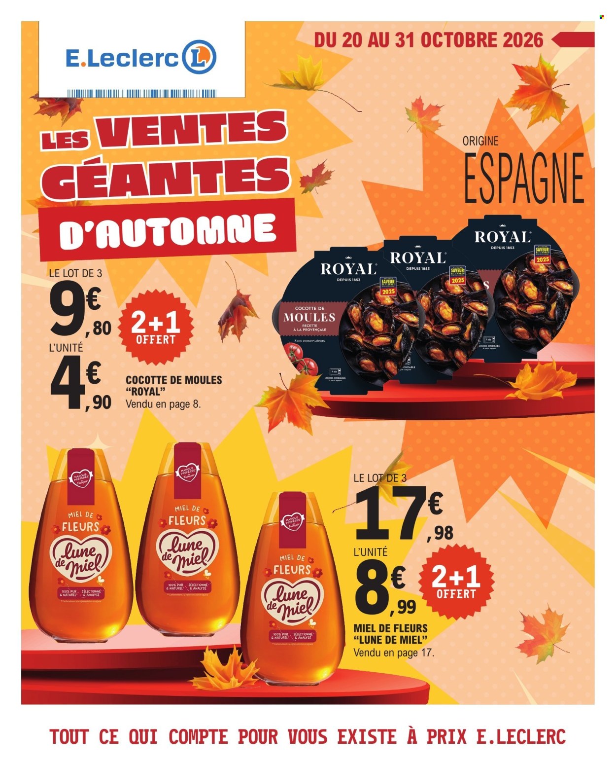 Catalogue E.Leclerc - 20.10.2026 - 31.10.2026. Page 1