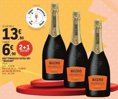 AOC* Prosecco Extra Dry 'Maschio'