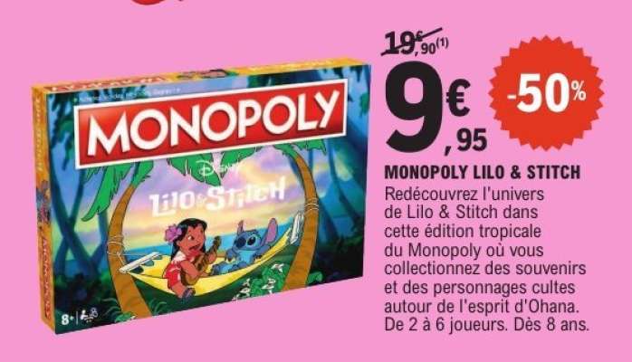 MONOPOLY LILO & STITCH