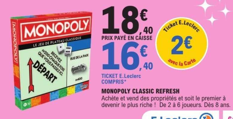 MONOPOLY CLASSIC REFRESH