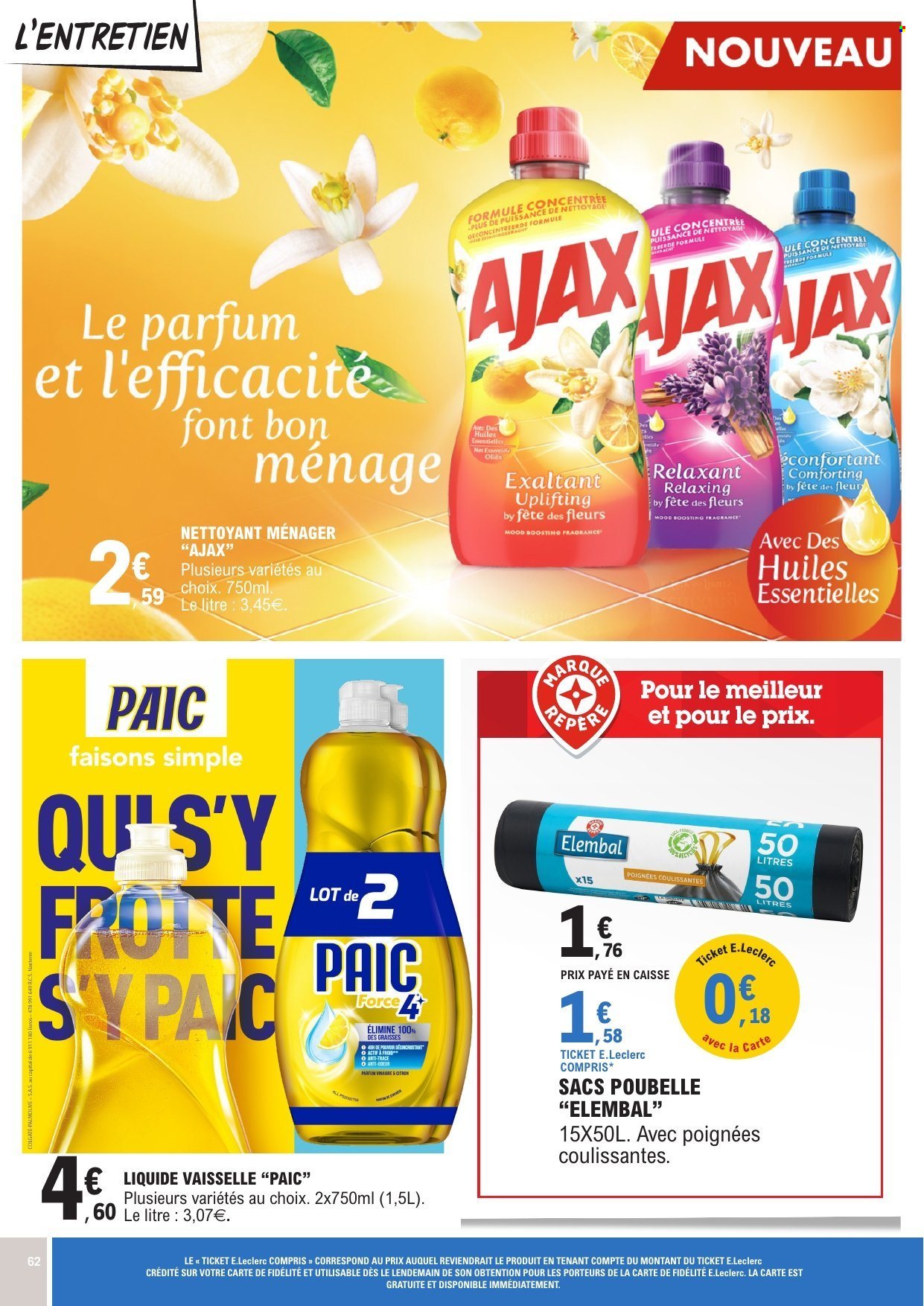 Catalogue E.Leclerc - 20.10.2026 - 01.11.2026. Page 62