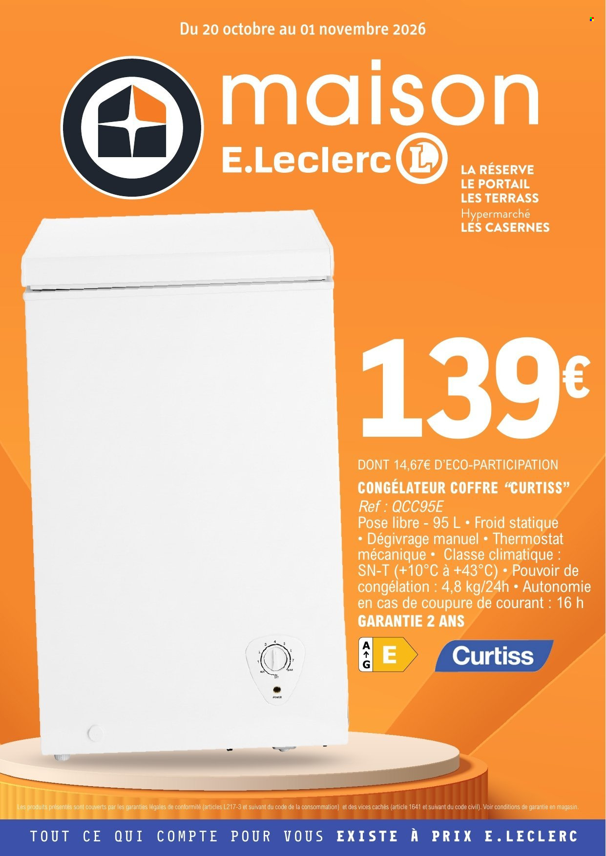 Catalogue E.Leclerc - 20.10.2026 - 01.11.2026. Page 1
