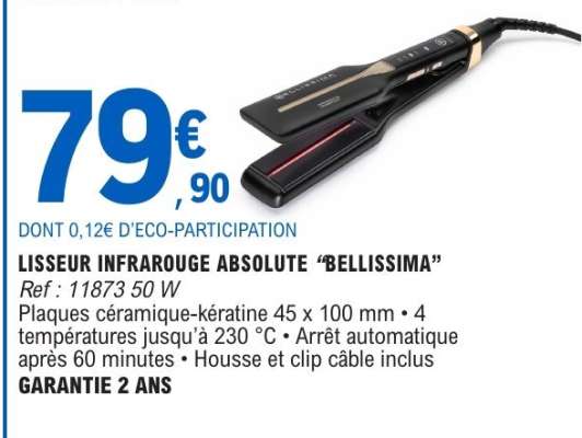 LISSEUR INFRAROUGE ABSOLUTE “BELLISSIMA”