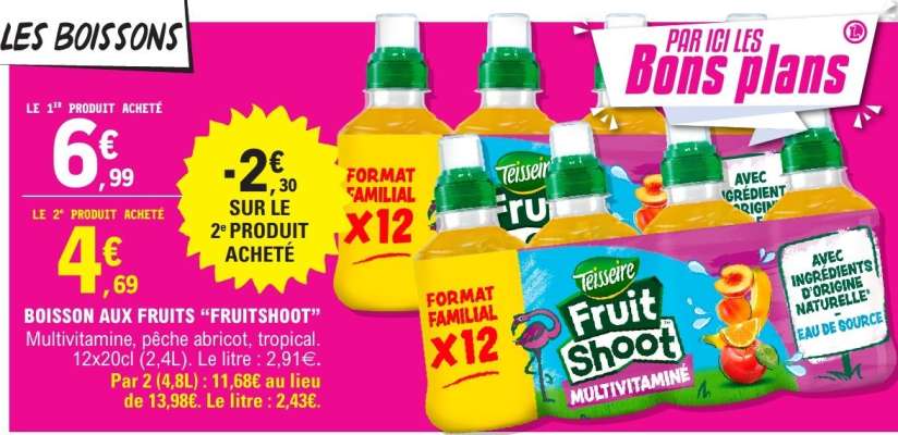 Boisson aux fruits 'Fruitshoot'
