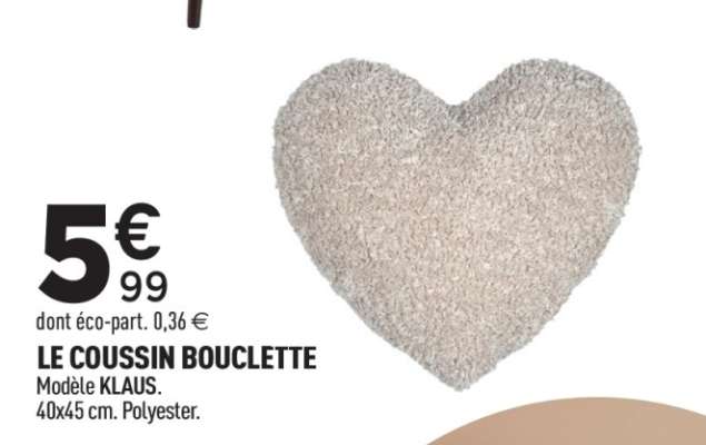 LE COUSSIN BOUCLETTE