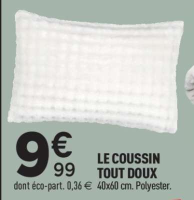 LE COUSSIN TOUT DOUX