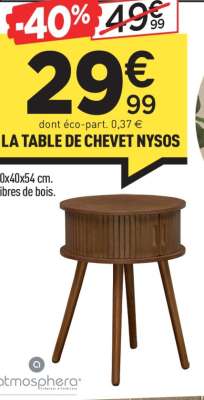 LA TABLE DE CHEVET NYSOS