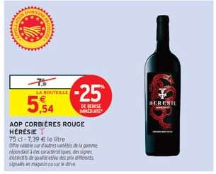 AOP Corbières Rouge 'Heresie'