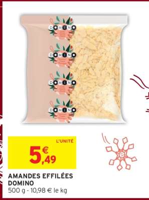 AMANDES EFFILÉES DOMINO