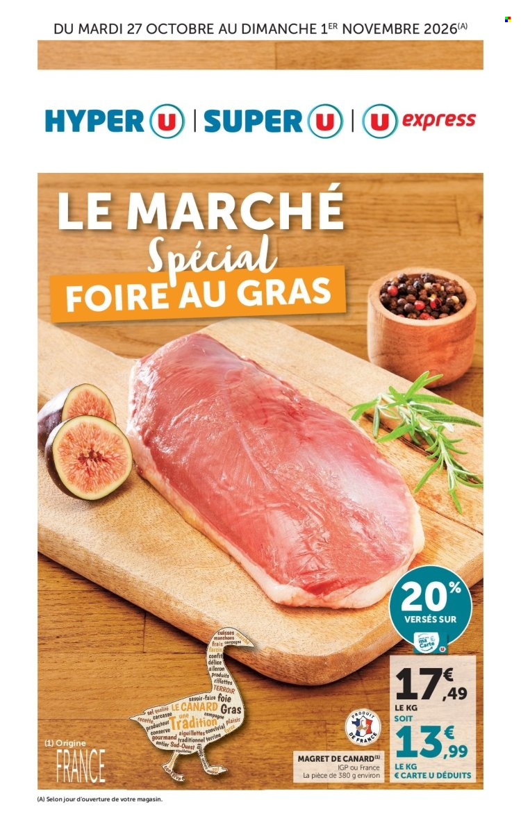 Catalogue Magasins U - 27.10.2026 - 08.11.2026. Page 1