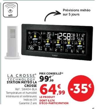 Station Météo La Crosse